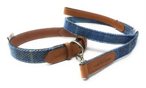 Cuello o plomo para perro de tweed y cuero The British Bag Company Harris - Imagen 1 de 4