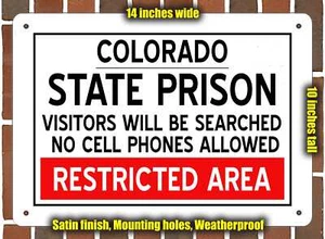 Metal Sign - State Prison of Colorado Reproduction - Picture 1 of 1