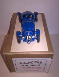 1:43 Delahaye 135S Le Mans '38 #15 Handmade resin kit SLM - Foto 1 di 7
