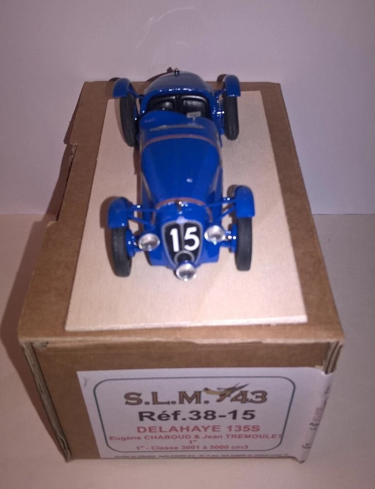 1:43 Delahaye 135S Le Mans '38 #15 Handmade resin kit SLM - Immagine 1 di 4
