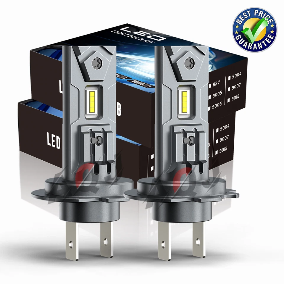 For Mercedes-Benz E350 E320 E550 -2x 6000K Headlight High/Low Bulbs Kit Foto 1 de 4