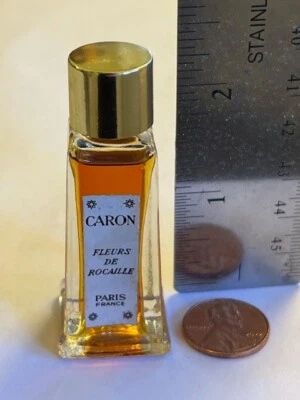 De colección Caron Fleurs de Rocaille Extrait Pure Parfum/Perfume 1/4 OZ Splash Nuevo Foto 1 de 4