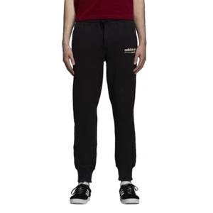 adidas Originals Men's Terry Cotton Comfort Sweatpants - Black - Clearance - Picture 1 of 7