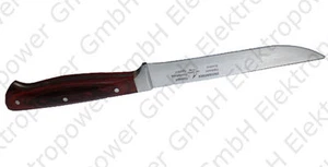 ZWEIBRÜDER Eisvogel Nr. 2177 Inoxidable Con Mango De Madera (Pakkaholz) - Imagen 1 de 4