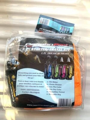Carbon Pro professional Bicycle Care Kit - 6pc starter/travel kit - Image 1 of 2