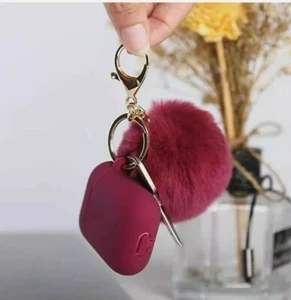 OULUOQI AirPod Silicone Case For Apple AirPods 2&1 (Claret) - NEW - Picture 1 of 5