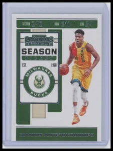 Boleto de juego rojo 2019-20 Panini Contenders #33 Giannis Antetokounmpo - Imagen 1 de 2