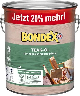 Bondex Teaköl teak 3 Liter BEULE Hartholzöl Holzöl - Bild 1 von 4