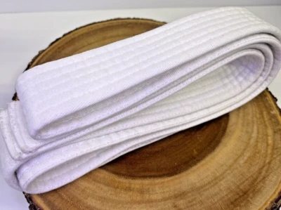 Cinturón Brasileño Jiu Jitsu/Karate Adulto/Niño Blanco Talla 0-74" Foto 1 de 2