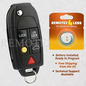 For 2003 2004 2005 2006 2007 2008 2009 2010 Volvo S60 S80 Car Remote Key Fob - Picture 1 of 1