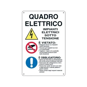 Cartello quadro elettrico 43x68 cm - Foto 1 di 1