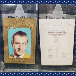 ⭐ 1930 Juncosa (Spain) Estrellas Large Gold Embossed Gary Cooper High Noon Star - Picture 1 of 2