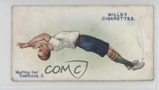 1914 Wills Physical Culture Tobacco Vaulting-bar Exercises 3 #34 u6m