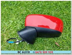 Suzuki EW Baleno LH Left Mirror Genuine Red Basic Typ 2016 2017 2018 2019 2020 L - Picture 1 of 3