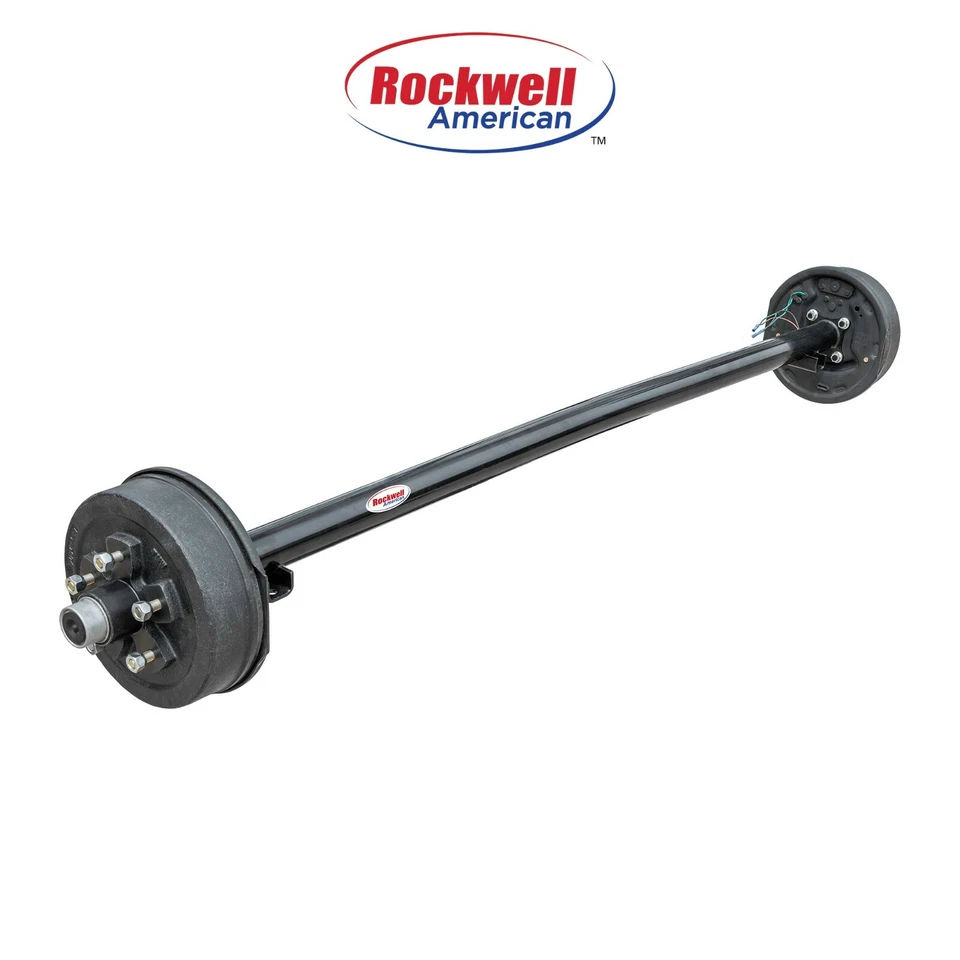 3,500 lb Electric Brake Trailer Axle - 84" Hubface - 70" Spring Center (545) Foto 1 de 4