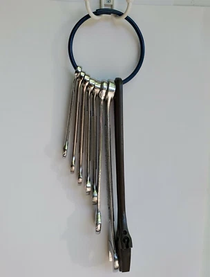 Wrench ring organizer, HD steel ring with multiple uses (3 piece set) Medium - Image 1 of 4