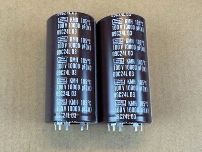 2 New 10000 uf 100v Main Filter Capacitors Marantz 2245 2270 4240 EXACT FIT 40mm - Image 1 of 4