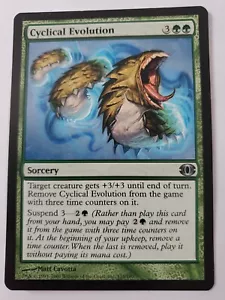 MTG Magic The Gathering Card Cyclical Evolution Sorcery Green Future Sight 2007 - Picture 1 of 2
