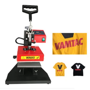 Macchina pressa di calore 15CMX15CM trasferimento sublimazione digitale stampante maglietta 450w - Foto 1 di 12