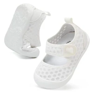  Toddler Water Shoes Barefoot Water Shoes for Kids Baby 8 Toddler Mesh White - Picture 1 of 6