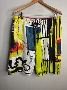 Oakley Basquiat Shorts Mens 33 Swim Shorts Drawstring Swim Surf 5694 - Picture 1 of 8