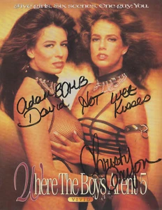 CHRiSTY CANYON 2-SiDED ViViD PROMO PHOTO SiGNED 1995 HANDBiLLS / FAN CLUB FLYER - Picture 1 of 6