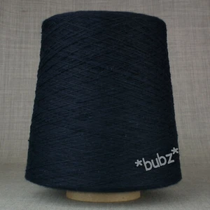 HILO DE ALGODÓN SUAVE PIMA AZUL MARINO 500 g CONO 2 CAPAS MÁQUINA DE TEJER TEJIDO PURO - Imagen 1 de 2