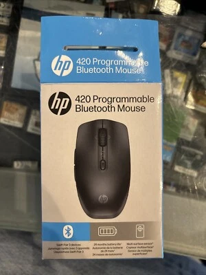 HP 420 Programmable Wireless Mouse, Compatible with Chrome, PC or Mac, Bluetooth - Bild 1 von 3