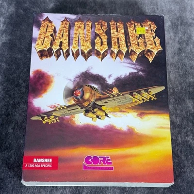 Banshee Amiga 1200 Game - w/Manual Big Box Rare 1994 Core Design - Image 1 of 4