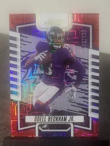 2023 Panini Absolute - Odell Beckham Jr. #97 Red Squares /499 - Picture 1 of 3