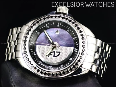Rare ANDROID 48mm Gemstone Bezel Rotator NH35A Automatic High Polished SS Watch - Image 1 of 4
