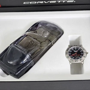 NEW Vintage GM CORVETTE Eau De Toilette Natural Spray Mens 3.4oz NWB Watch Face - Picture 1 of 12