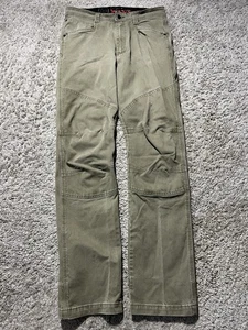 Wrangler All Terrain Gear ATG Work Pants Classic Canvas Mens 32x34 Green Chino - Picture 1 of 8