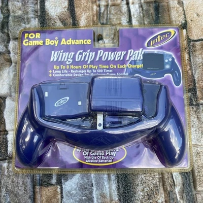 2001 Intec Wing Grip Power Battery Pack Nintendo Game Boy Advance NOS New Sealed - Image 1 of 4