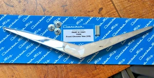 1956 Chevy V8 Front Vee, Chrome-NEW Danchuk - Picture 1 of 6