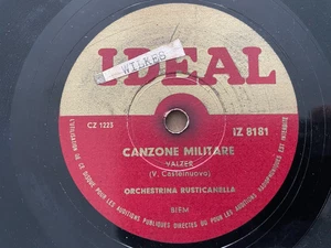 IDEAL Record 78 rpm 8181 Canzone Militare / La Ticinella ITALIAN #4 - Picture 1 of 4