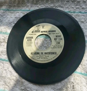 1973 Barbara Keith All Along the Watchtower Promo 45 rpm Reprise Schallplatten Vinyl - Bild 1 von 2