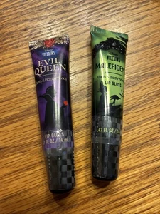 Bath & Body Works Disney Villains Maleficent And Evil Queen Lip Gloss Set - Picture 1 of 2