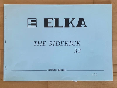 ELKA THE  SIDEKICK  SERVICE MANUAL  Schematic Diagrams Schaltbild NEU original - Bild 1 von 2