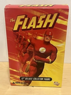 DC Direct THE FLASH 13" Figura de Colecionador Deluxe Nova Na Caixa JUSTICE LEAGUE JLA  - Imagem 1 de 4