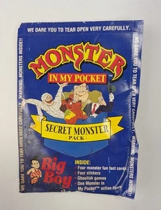 Matchbox Big Boy Monster in My Pocket 1992 pacchetto mostro segreto pacchetto sigillato - Foto 1 di 2