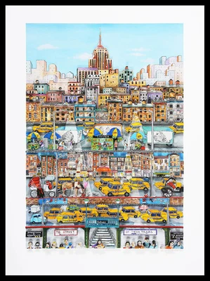 Pergola, Linnea - New York City Layers - Giclee - Autographed - Image 1 of 2