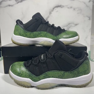 Jordan 11 Retro Low Snakeskin Green 2014 Size 10 Men's - Picture 1 of 8