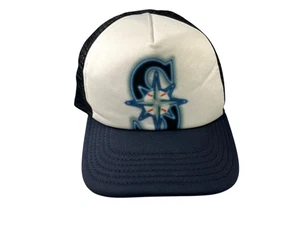 SEATTLE MARINERS blaue New Era MLB BASEBALLMÜTZE Team Fan Trucker Snapback KLEINKIND - Bild 1 von 9