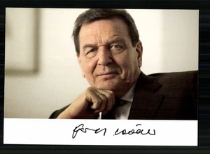 Gerhard Schröder Cancelliere 1998-2005 insegna originale # BC 224771 - Foto 1 di 2