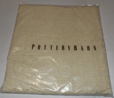 Alfombra Swatch Pottery Barn Dalton tejida a mano pelusa 18"x18" - Nueva Foto 1 de 3