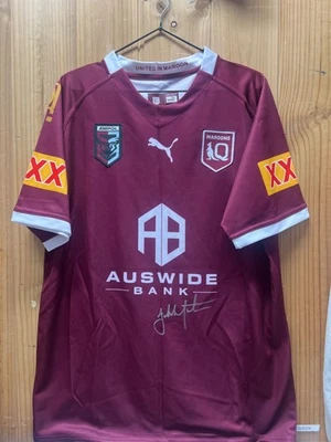 Johnathan Thurston Signed State Of Origin Maroons Jersey L - Image 1 of 3