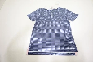 Greyson Golf Youth Wolf Whisperer Polo Boys Size Medium Sea 1058D New 01309531 - Picture 1 of 5