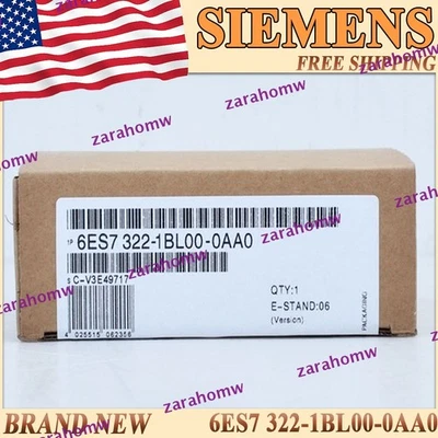 New Sealed Siemens 6ES7 322-1BL00-0AA0 US 6ES7322-1BL00-0AA0 PLC Digital Output - Image 1 of 4