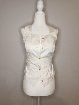Жилет Vivienne Westwood Red Label белый с бретелью через шею размер S - Изображение 1 из 4